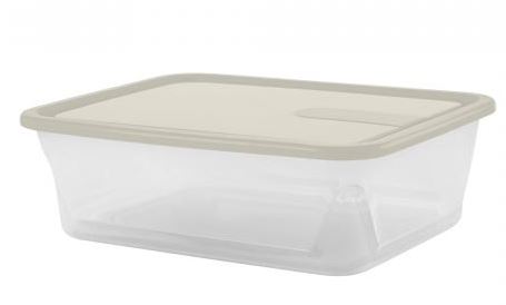 Контейнер для продуктов Sugar&Spice Honey 0,6л прямоугольный белый зефир